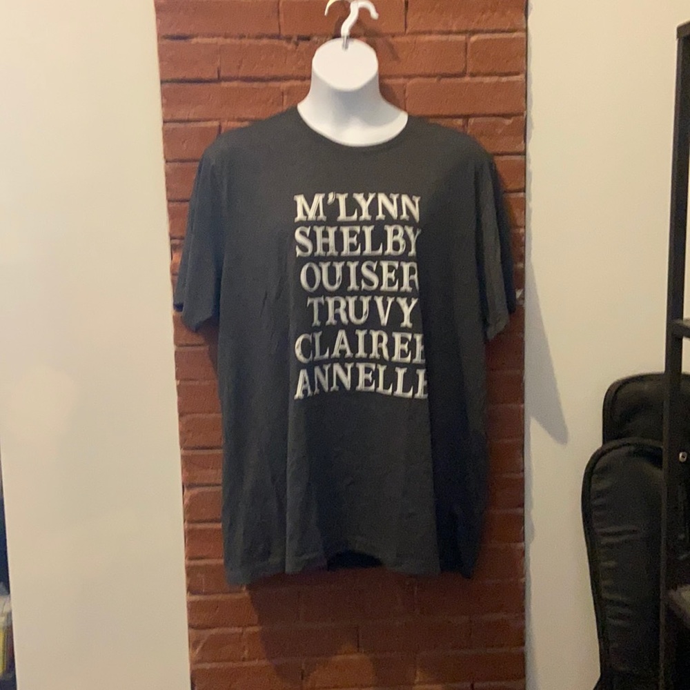 CANVAS tee with Steel Magnolias print